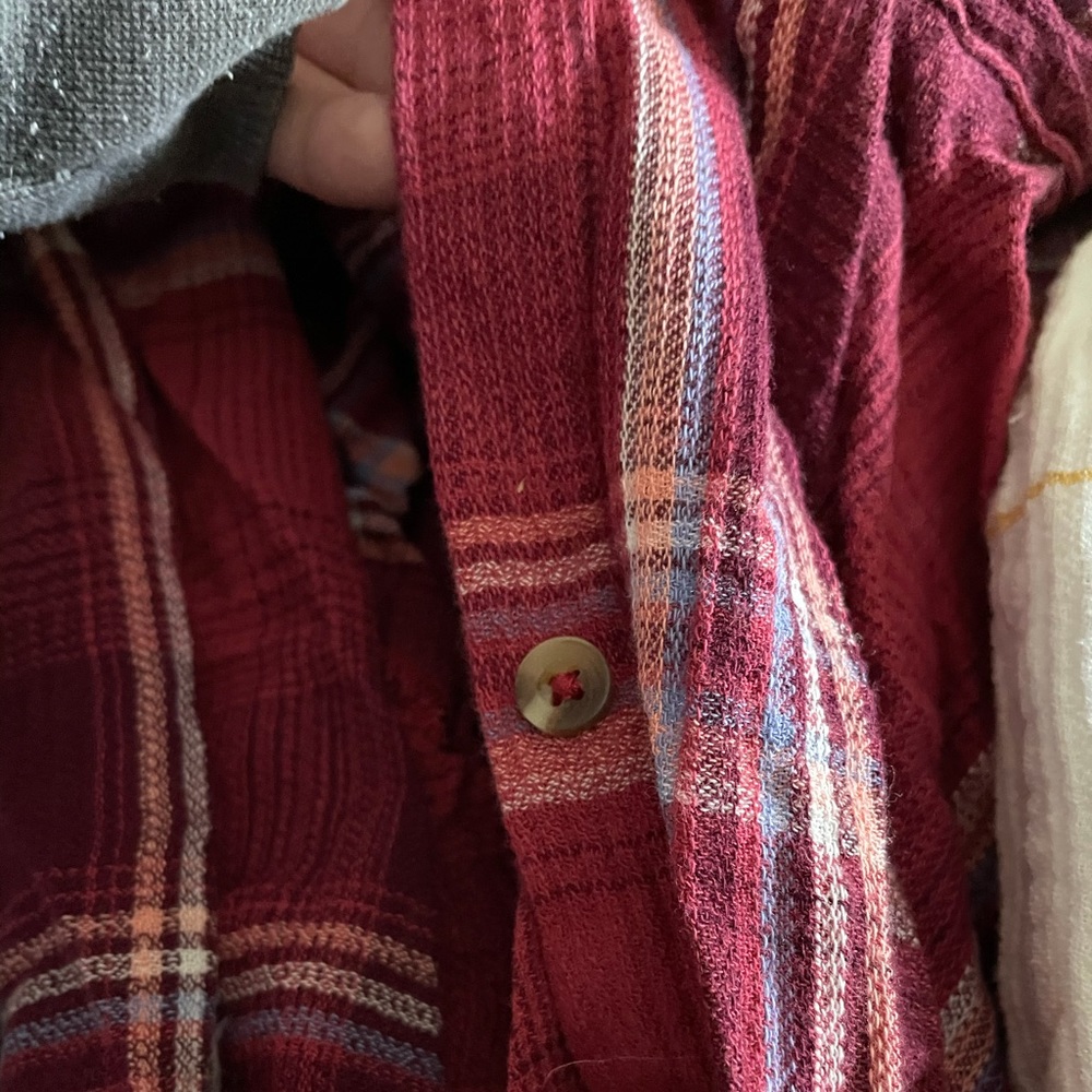 Flannel Button Up Tops - image 2